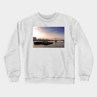 Chelsea Bridge River Thames London Crewneck Sweatshirt